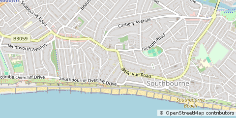 Map of Bournemouth