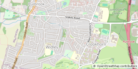 Map of Waterlooville