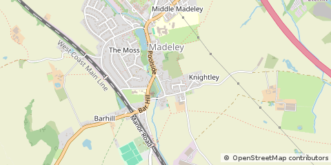 Map of Crewe