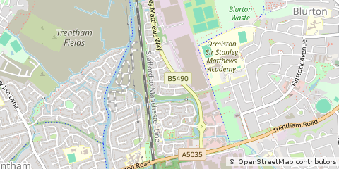 Map of Stoke-on-Trent, Staffordshire