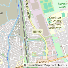 Map of Stoke-on-Trent, Staffordshire
