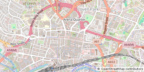 Map of Leeds