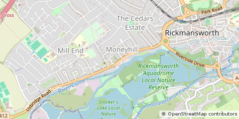Map of Rickmansworth