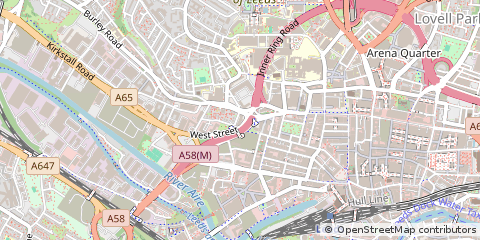 Map of Leeds, USA