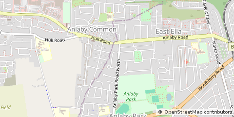 Map of Hull, North Humberside