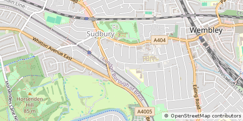 Map of Wembley