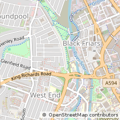 Map of Leicester