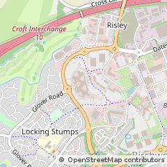 Map of Warrington