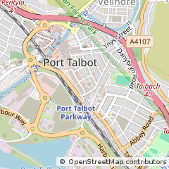 Map of Port Talbot