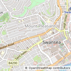 Map of Swansea