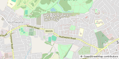 Map of Sutton-in-Ashfield