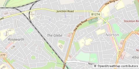 Map of Stockton-on-Tees