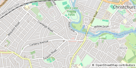Map of Bournemouth