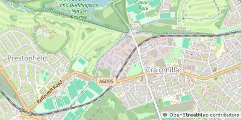 Map of Edinburgh, Midlothian