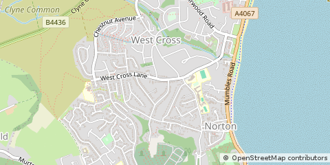 Map of Swansea