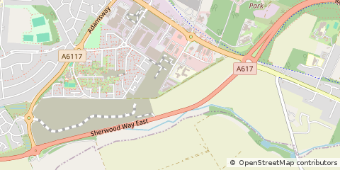 Map of Mansfield