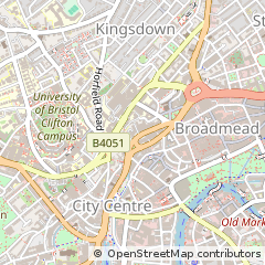 Map of Bristol, Avon