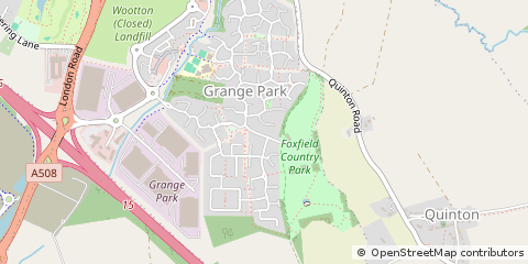 Map of Northampton