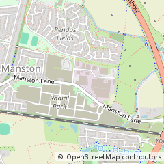Map of West Yorkshire