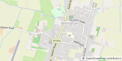 Map of Willingham, Cambridgeshire