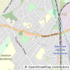 Map of Mexborough, South Yorkshire