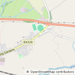 Map of Whitland, Carmarthenshire