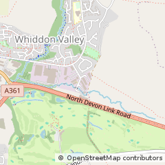 Map of Barnstaple, Devon