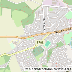 Map of Bathgate, West Lothian