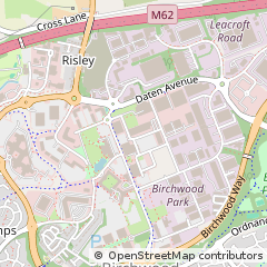 Map of Warrington