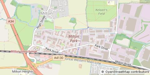 Map of Abingdon, Oxfordshire