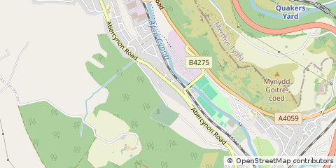 Map of Abercynon, Rhondda Cynon Taff