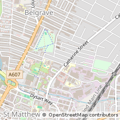 Map of Leicester