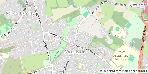Map of Abbots Langley