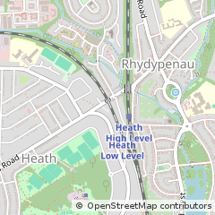 Map of Cardiff, South Glamorgan