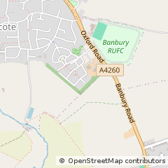 Map of Banbury, Oxon