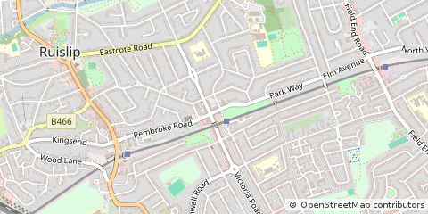 Map of Ruislip