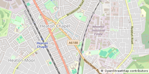 Map of Stockport