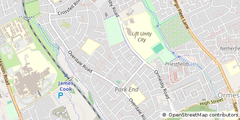 Map of Middlesbrough