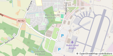 Map of Doncaster, South Yorkshire