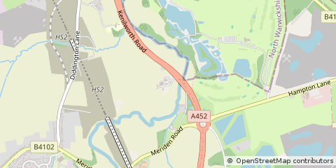 Map of Coventry, Meriden