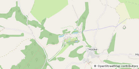 Map of Beaminster, Dorset