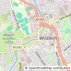 Map of Wisbech, Cambridgeshire
