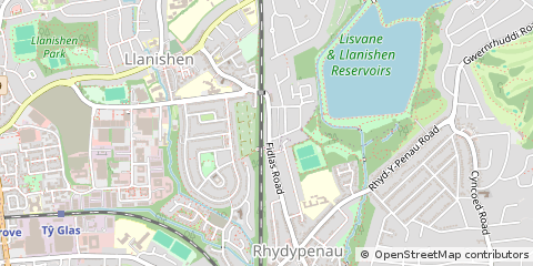 Map of Cardiff