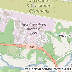 Map of Thatcham, Berkshire