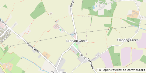 Map of Braintree, Essex