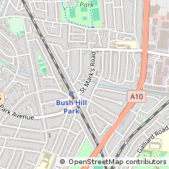 Map of Enfield, Middlesex