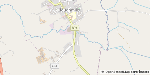 Map of Ballymena, County Antrim