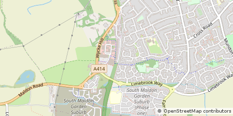 Map of Maldon, Essex