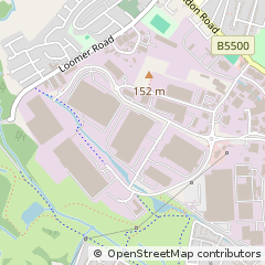 Map of Newcastle, Staffordshire