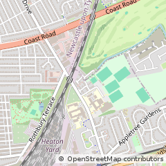 Map of Newcastle Upon Tyne, Tyne & Wear